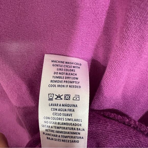 SPLENDID Ladies Dip Dye Ombré Orchid Purple Pullover Sweater Long Sleeve Small - Picture 7 of 10